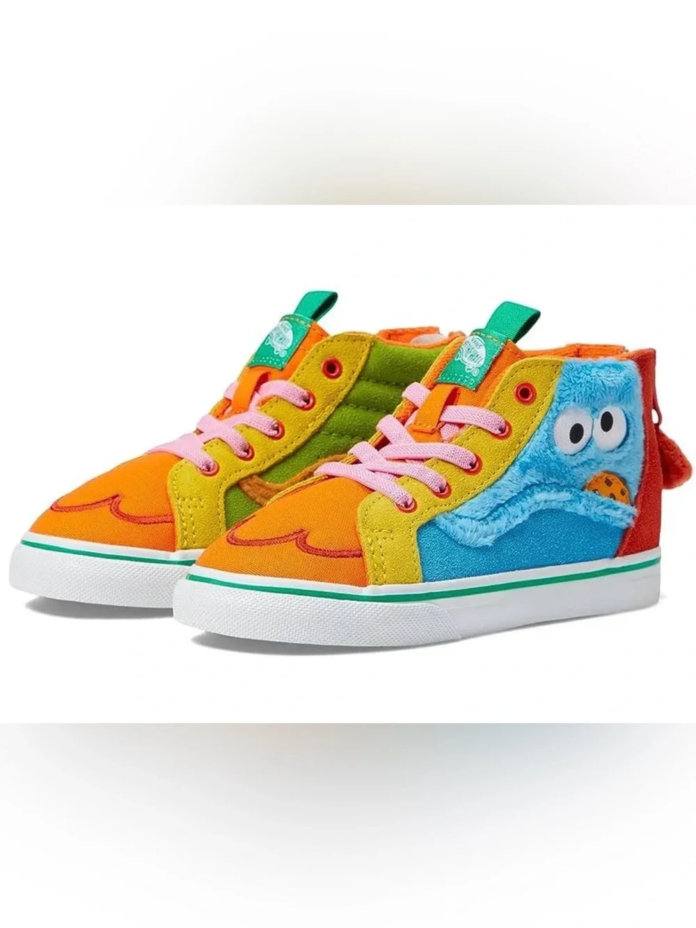 VANS X SESAME STREET TODDLER SK8-HI ZIP - Picture 1 of 6